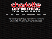 Tablet Screenshot of charlotterefinishing.com